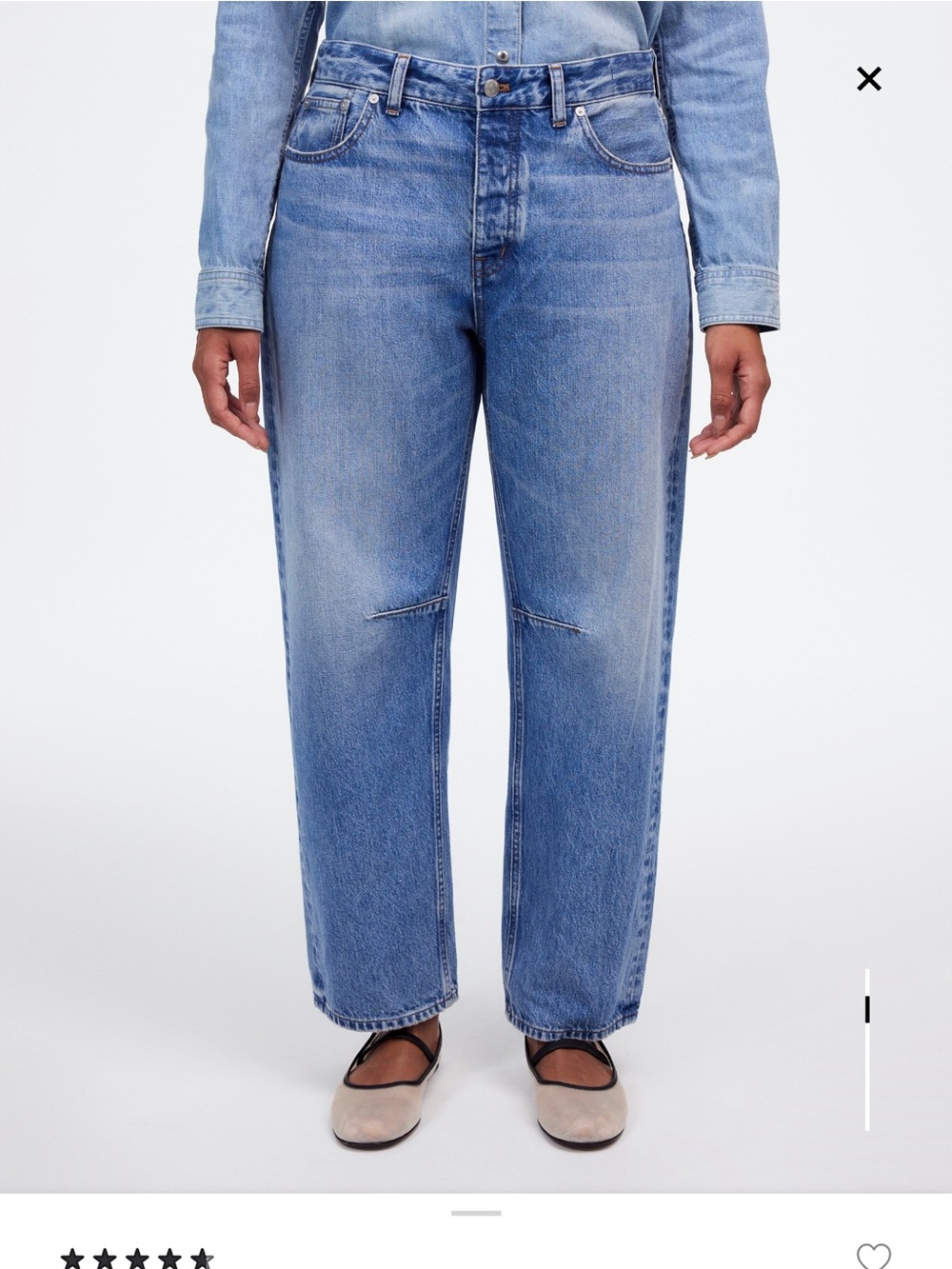 EUC Madewell  Curvy Darted Barrel‑Leg Jean - Dobbins Wash size 27 ~ $148